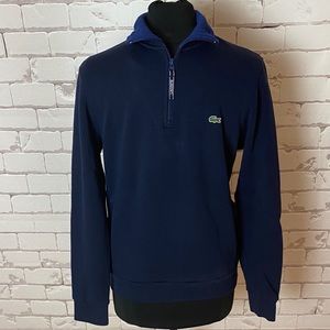LACOSTE two tone sweater